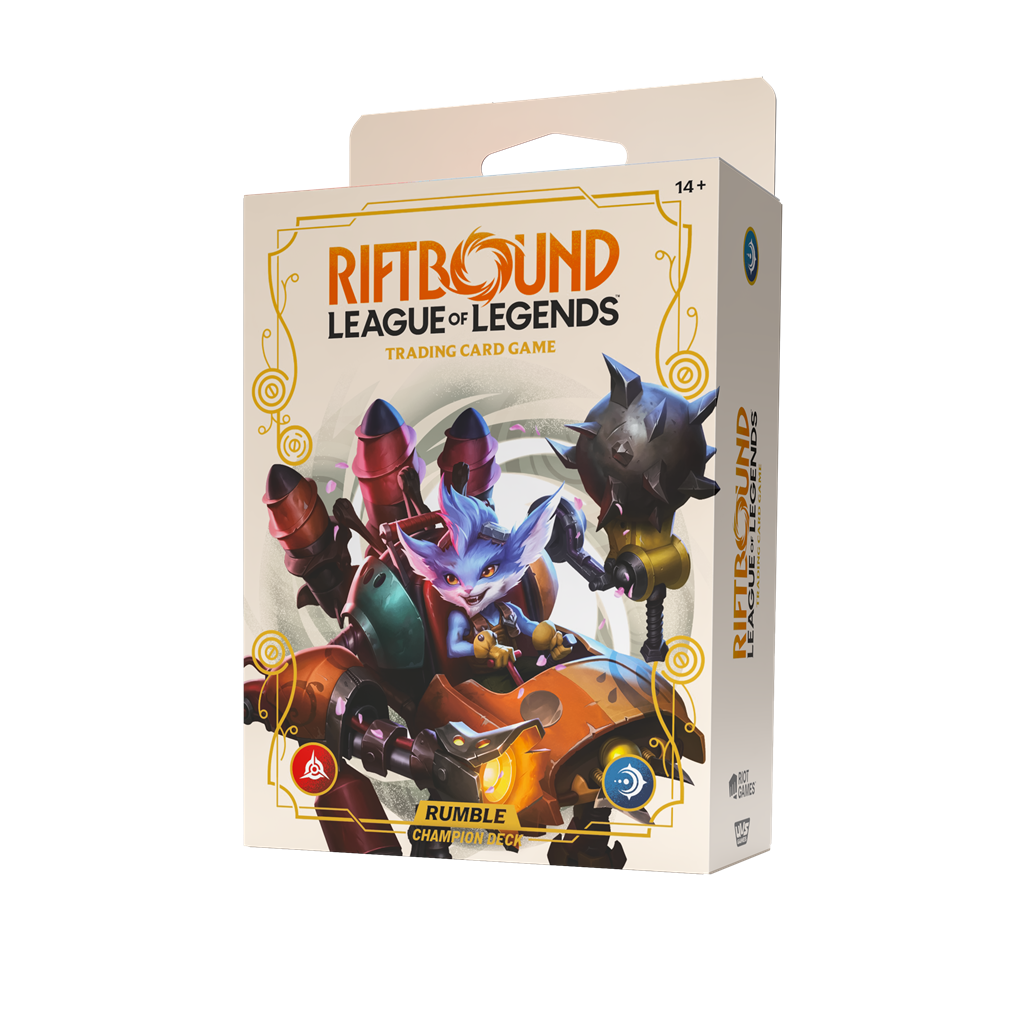 Riftbound League of Legends TCG - Spiritforged Champion Deck - Rumble