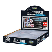Secure Platinum Pages for Toploaders 4-Pocket Ultra Pro