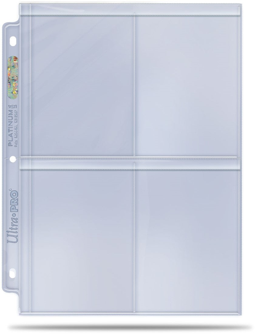 Secure Platinum Pages for Toploaders Ultra Pro (Single Page)
