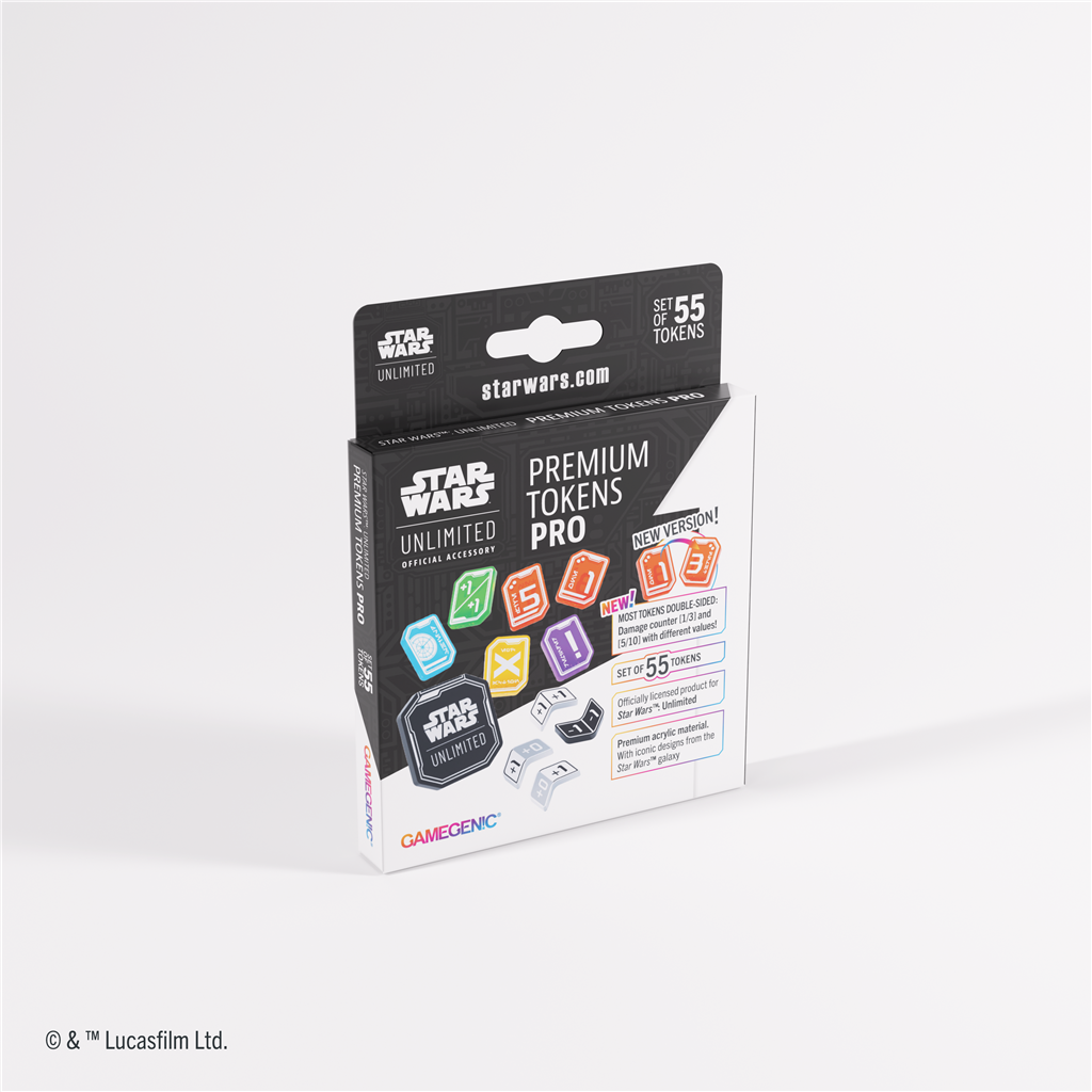 Star Wars Unlimited Acrylic Tokens Pro