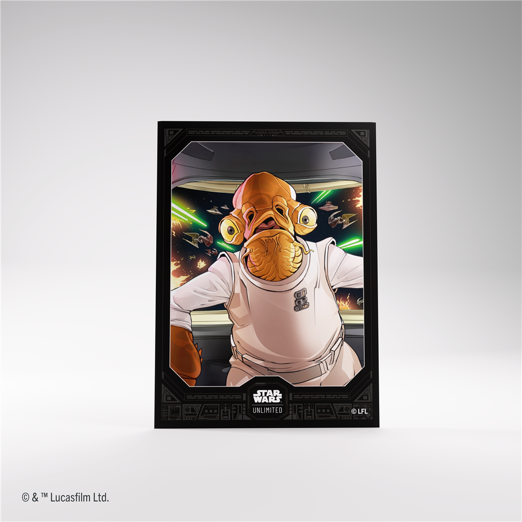 Star Wars Unlimited Art Sleeves Admiral Ackbar