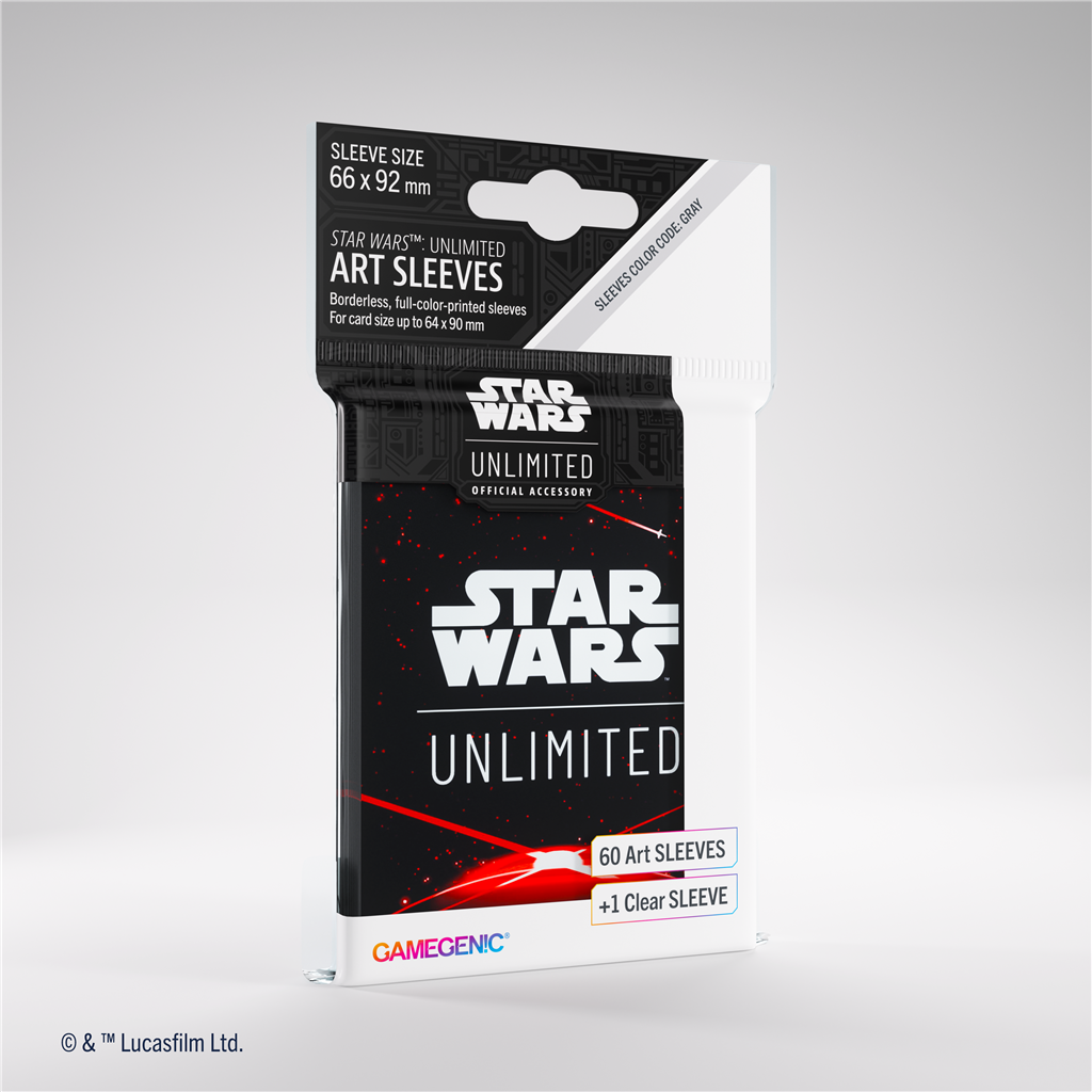 Star Wars Unlimited Art Sleeves - Space Red