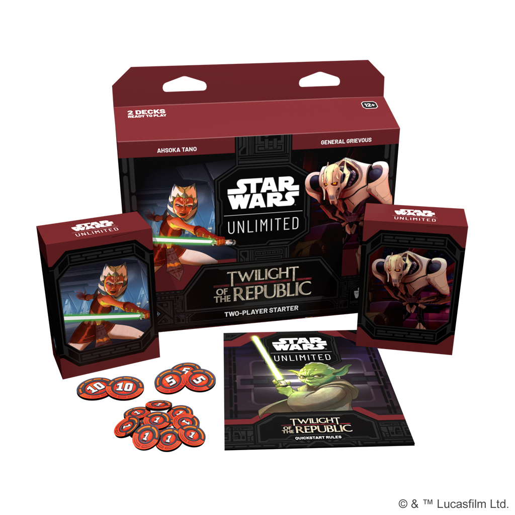 Star Wars Unlimited - Twilight of the Republic Two-Player Starter Kit open