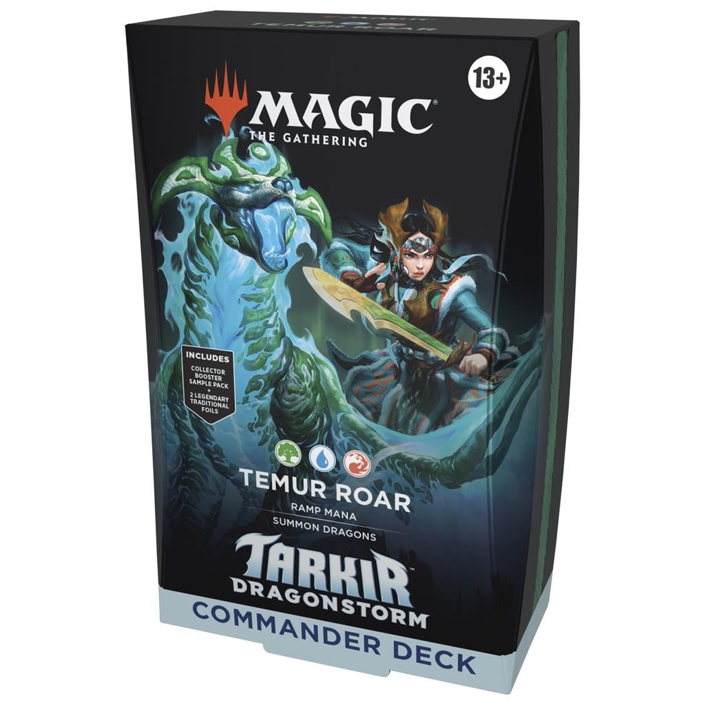Tarkir Dragonstorm Commander Deck Temur Roar MTG