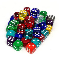 Translucent D6 Dice Chessex 12mm