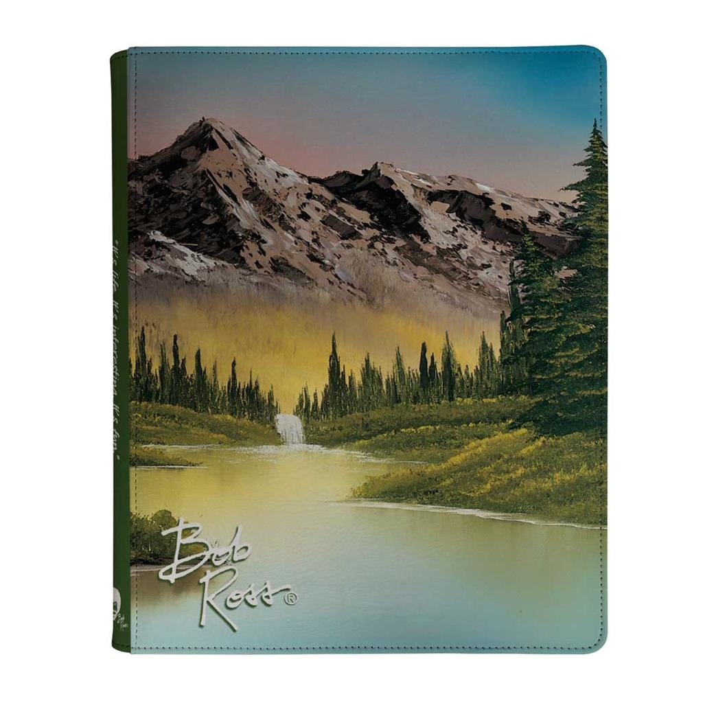 Ultra Pro 9-Pocket Zippered Pro Binder - Bob Ross Mountain Retreat