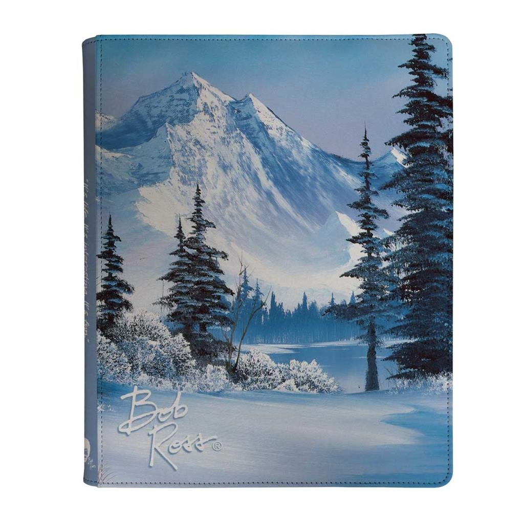 Ultra Pro 9-Pocket Zippered Pro Binder - Bob Ross Winter Paradise