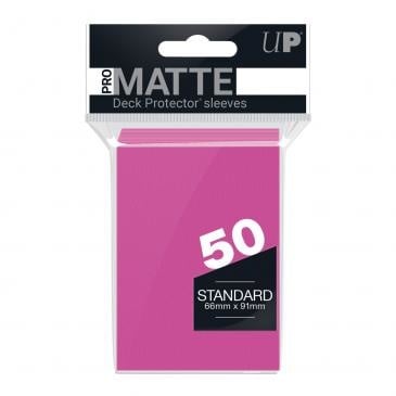 Ultra Pro Standard Matte Sleeves Bright Pink