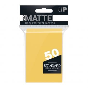 Ultra Pro Standard Matte Sleeves Yellow