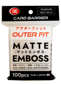 KMC Standard Sleeves - Outer Fit Matte Emboss